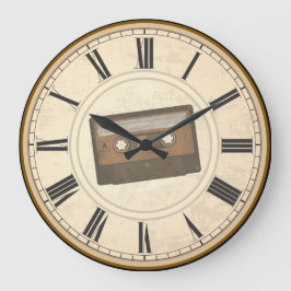 ローマ素朴数字カユニークセッテ ラージ壁時計