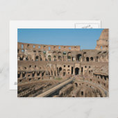 ローマ美術。コロセウムまたはフラビア6 ポストカード (正面/裏面)