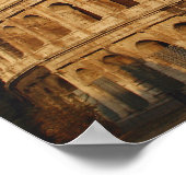 ローマ美術。コロッセオまたはフラビアン4 ポスター (角)