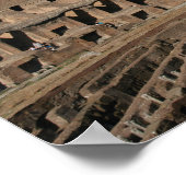 ローマ美術。コロッセオまたはフラビアン5 ポスター (角)