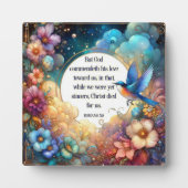 ローマ聖句感動的アールヌーボー復活祭 フォトプラーク (正面)