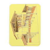 ローマ聖堂 マグネット (縦)