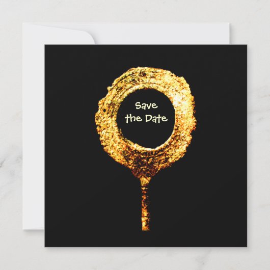 ローマ語鏡 招待状 (正面)