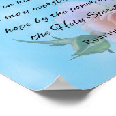 ローマ賛美人15:13, Bible Verse ポスター (角)