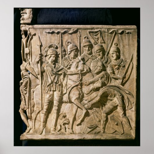 ローマ軍への野蛮人服従 ポスター (正面)