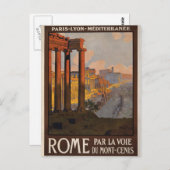 ローマ通りモンセニス ポストカード (正面/裏面)