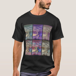 ローマ通り – 黒 Tシャツ