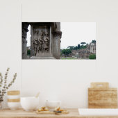 ローマ遺跡イタリアのローマの入り口 ポスター (キッチン)