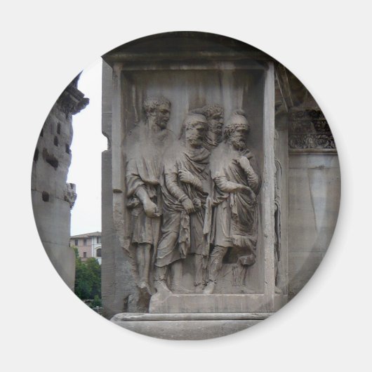 ローマ遺跡イタリアのローマの入り口 マグネット (正面)