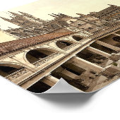 ローマ風呂とアビー， IV，風呂，イギリスクラシックP ポスター (角)