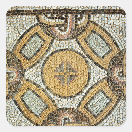 ローマ風呂の床の断片 スクエアシール (正面)