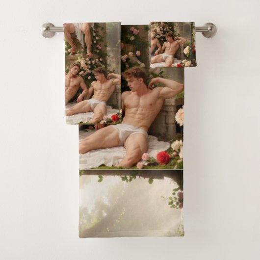 ローマ風呂ネオデザイクラシカルナー バスタオルセット (インサイチュ)