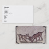 ローマ鳥のために第2第3世紀戦っている犬( 名刺 (正面/裏面)