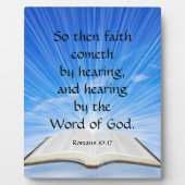 ローマ10:17 フォトプラーク (正面)