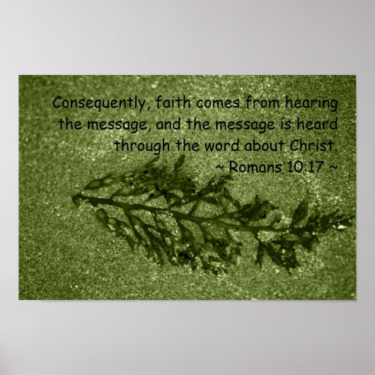 ローマ10:17 ポスター (正面)