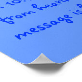 ローマ10:17 ポスター (角)