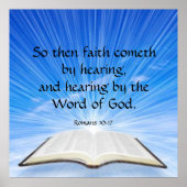 ローマ10:17 ポスター (正面)