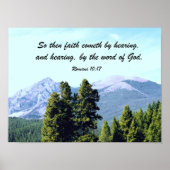 ローマ10:17 ポスター (正面)