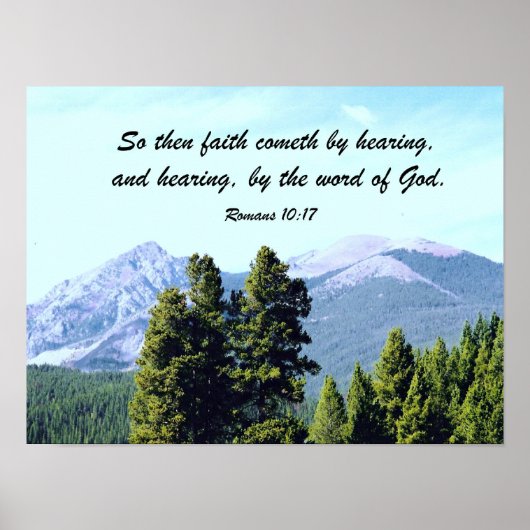 ローマ10:17 ポスター (正面)