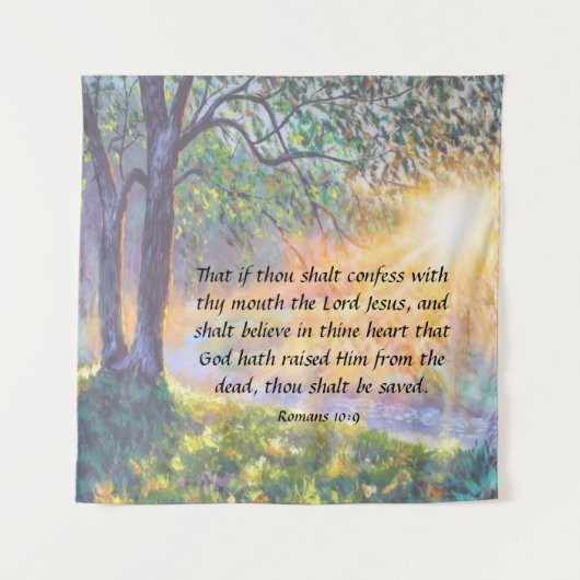 ローマ10:9 タペストリー (正面)