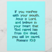 ローマ10:9 チラシ (正面)