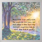 ローマ10:9 ポスター (正面)