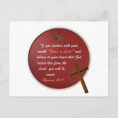 ローマ10:9 ポストカード (正面)