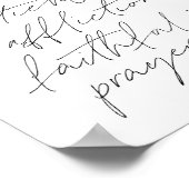 ローマ12:12スクリプト ポスター (角)