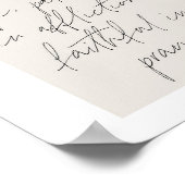 ローマ12:12ボホミニマルベージュアーチ ポスター (角)