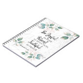 ローマ12:12希望に喜び、祈りの言葉に忠実 ノートブック (左側)