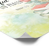 ローマ12:12希望に喜び、祈りの言葉に忠実 ポスター (角)