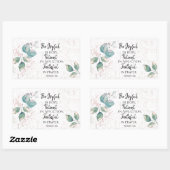 ローマ12:12希望に喜び、祈りの言葉に忠実 長方形シール (シート)