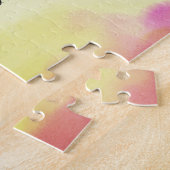 ローマ12:12希望の中で喜びなさいキリスト教の聖書 ジグソーパズル (側面)