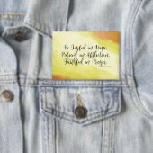 ローマ12:12希望の中で喜びなさいキリスト教の聖書 缶バッジ (インサイチュ)