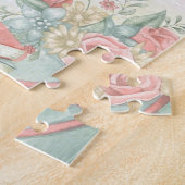 ローマ12:12希望の聖書の聖句に喜びあれ ジグソーパズル (側面)