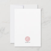 ローマ12:12文房具カード サンキューカード (裏面)