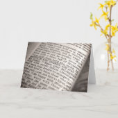 ローマ12:12 [グリーティングカード] カード (黄色い花)