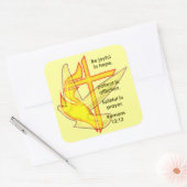 ローマ12:12 スクエアシール (封筒)