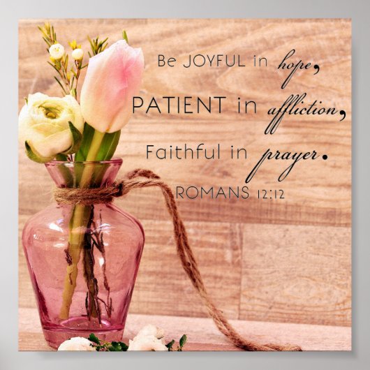 ローマ12:12 ポスター (正面)