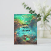 ローマ12:12 ポストカード (スタンド正面)