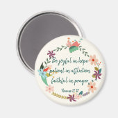 ローマ12:12 マグネット (正面/裏面)