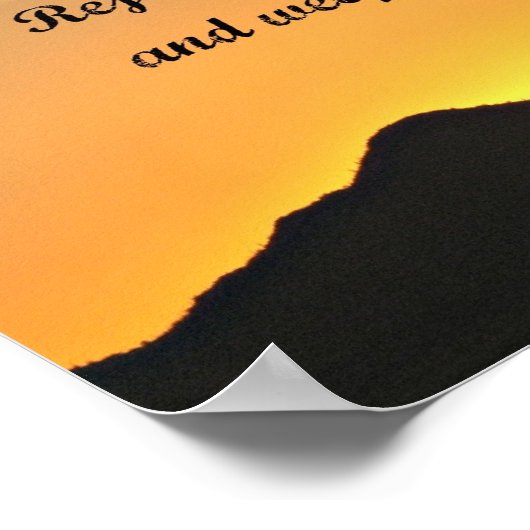 ローマ12:15 ポスター (角)