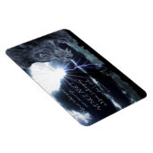 ローマ12:19復讐 |ライオン&稲妻 マグネット (右側)