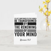 ローマ12_2この世のティーシに適合してはいけない カード (黄色い花)