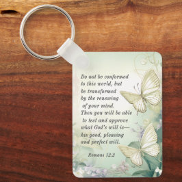 ローマ12:2この世の聖書に従うな キーホルダー