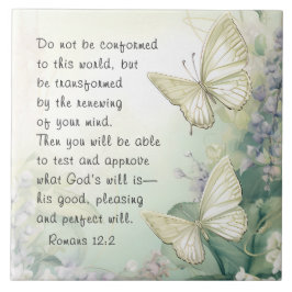 ローマ12:2この世の聖書に従うな タイル