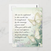 ローマ12:2この世の聖書に従うな ポストカード (正面/裏面)