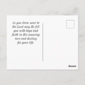 ローマ12:2この世の聖書に従うな ポストカード (裏面)