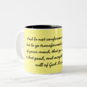 ローマ12:2マグカップ ツートーンマグカップ (正面左)