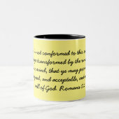 ローマ12:2マグカップ ツートーンマグカップ (中央)